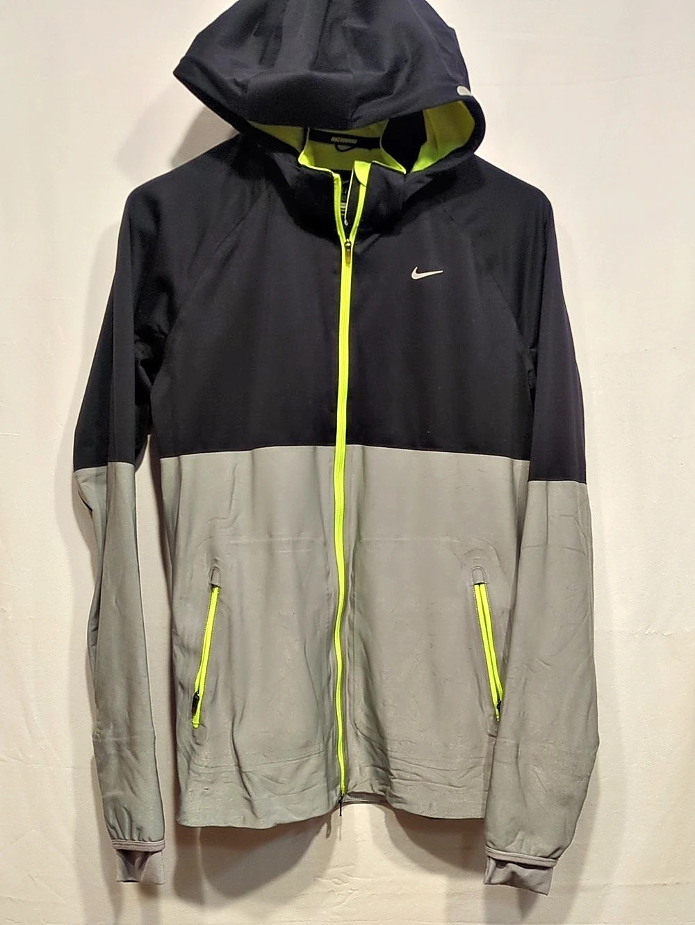 Nike Dri-FIT Running Jacket Color Block Windbreaker Size Medium